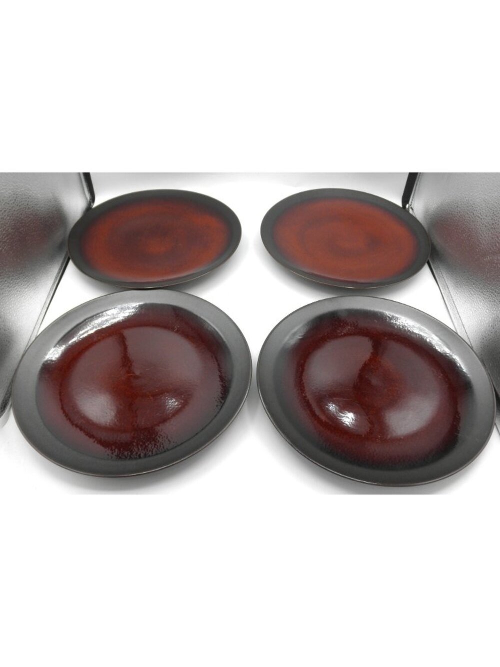Thira Warm Reactive by Home 10-12 Inch Dinner Plates Set of 4 HEAVY WEAR HMQTHIW